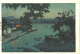 Yoshida Hiroshi - Hita Chikugo River, Evening