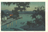 Yoshida Hiroshi - Hita Chikugo River, Evening