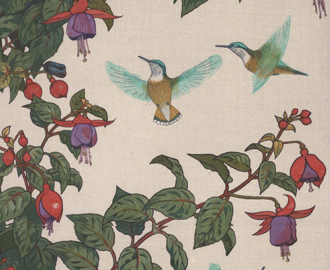 Yoshida Toshi - #017101 Hachi Dori (Humming Bird and Fuchsia) - Free  Shipping