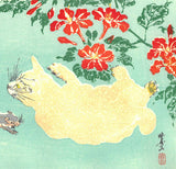 Kawanabe Kyosai - Neko (Cat) - Free Shipping
