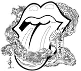 The Rolling Stones　龍寶大舌景    RyuhoDai Zekkey (Limited Edition 300 Sheet only) - Shipping Free