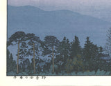 Yoshida Toshi - Azumino in early spring - Free Shipping　　