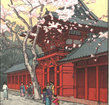 Yoshida Toshi - #014001  Hie Jinjya (Hie Shrine) - Free Shipping