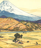 Yoshida Toshi - #018301 Izu Ohito no Fuji Aki  (Mt.Fuji from Ohito, Autmun) - Free Shipping