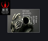 Saito - Rise Dragon & Fudo Myo-o's Sword Silver 925 Pendant Top
