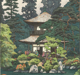 Yoshida Toshi - Silver Pavilion Kyoto (Ginkaku Ji) - Free Shipping　