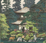 Yoshida Toshi - Silver Pavilion Kyoto (Ginkaku Ji) - Free Shipping　