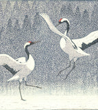 Yoshida Toshi - Seirei no Mai  (Dance of Eternal Love) (Red - crowned Crane) - Free Shipping