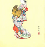 Uemura Shoen - #09 Edo Bijin  (江戸美人)    ( Beautiful Woman)