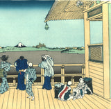 Katsushika Hokusai - #07 - Gohyaku-rakanji Sazaidō 五百らかん寺さゞゐ堂   - Free Shipping　　