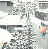 Kawase Hasui - #HKS-16  Daichi no Yuki (Snow at Daichi) - Free Shipping