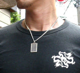 Saito - Heart Sutra Silver Pendant Top (Silver 950)