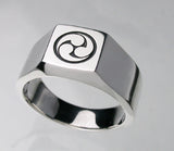 Saito - Kamon (Family Crest Emblem) Silver ring (Silver 925)