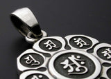 Saito - The Mandala on Lotus flower Silver 950 Pendant Top (Small)