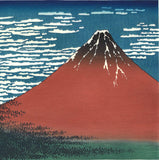 Katsushika Hokusai - #33 - Gaifu Kaisei (South Wind, Clear Sky)   凱風快晴 - Free Shipping　　