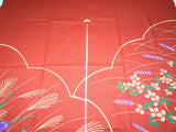 Kyoto Noren (Doorway curtain) 85 cm X 90 cm - Yamatori Akikusa Sabi Shu - Free Shipping