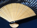 Traditional handcrafted Kyoto Sensu - #1560 Japanese Hawk & Mount Fuji