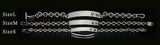 Saito - Initial Silver Bracelet Size M (Silver 950)
