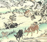 Kawanabe Kyosai - Taisu  - Free Shipping