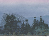 Yoshida Toshi - Azumino in early spring - Free Shipping　　