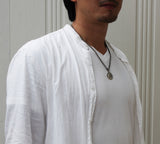 Saito - New Dragon Crest Emblem Silver Pendant Top　