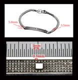 Saito - Heart Sutra Extra Slim Silver Bracelet (Silver 950)