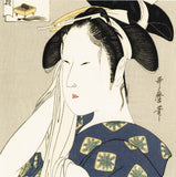 Kitagawa Utamaro - Bijin-ga (Beautiful woman in Edo era) - Ukiyoe Origami