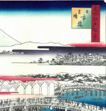 Utagawa Hiroshige - No.001 Nihonbashi: Clearing after Snow 日本橋雪晴  - One hundred Famous View of Edo - Free Shipping
