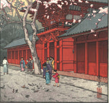 Yoshida Toshi - #014001  Hie Jinjya (Hie Shrine) - Free Shipping