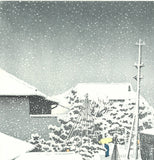 Kawase Hasui - #HKS-16  Daichi no Yuki (Snow at Daichi) - Free Shipping