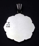 Saito - The Mandala on Lotus flower Silver Pendant Top (Silver 950)