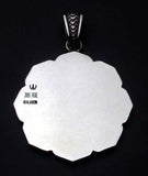 Saito - Mandala on Lotus flower Silver Pendant Top (Silver 950)