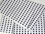20 Units of Mameshibori - (Navy dot) Japanese Tradition Cotton Towel (Tenugui) 33 x 86 cm  (The dyed Tenugui)