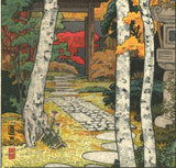 Yoshida Toshi - #015401 Hakone Shinsengo Sangetsuan (Sangetuan Hakone Museum) - Free Shipping