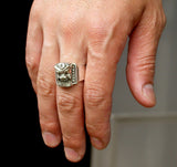 Saito - Onigawara Silver Ring ( 925 Silver )