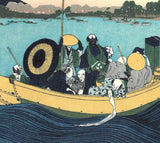 Katsushika Hokusai - #12 - OMMAYAGASHI YORI RYŌGOKU-BASHI YŪHI MI Unsodo edition - Free Shipping