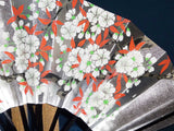 Kyoto Kazari Sensu - #35 Many Flowers - Length - 28.7 cm (11.29") - Free Shipping