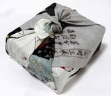 Sumidagawa - Kitagawa Utamaro- Kansei Sanbizin ( 寛政三美人) - Furoshiki 48 x 48 cm