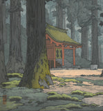 Yoshida Toshi - #014102  Kami no mori (The forest of God)  (Sacred Grove) - Free Shipping         Only one sheet left!!