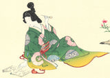 Uemura Shoen - Genroku Bijin  (元禄美人)     ( Beautiful Woman)
