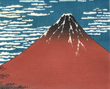 Katsushika Hokusai - #33 - Gaifu Kaisei (South Wind, Clear Sky)   凱風快晴 - Free Shipping　　