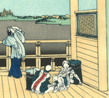 Katsushika Hokusai - #07 - Gohyaku-rakanji Sazaidō 五百らかん寺さゞゐ堂   - Free Shipping　　