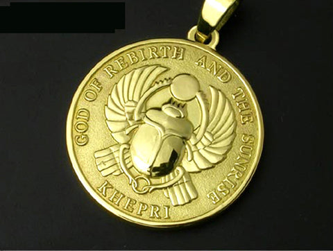 Saito - Khepri 18Kt Gold Pendant Top　