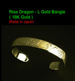 Saito - Rise Dragon - L 18Kt Gold Bangle