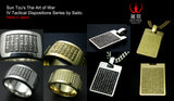 Saito - Sun Tzu's The Art of War - IV.Tactical Dispositions Silver Pendant Top