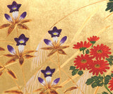 Tominaga Jyuho - Japanese Traditional Hand Paint Byobu (Gold Leaf Folding Screen) - X108 - Free Shipping