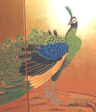 Tominaga Jyuho - Japanese Traditional Hand Paint Byobu (Gold Leaf Folding Screen) - X125 - Free Shipping