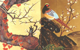 TOMINAGA JYUHO - Japanese Traditional Hand Paint Byobu (Gold Leaf Folding Screen) - X128 - Free Shipping