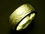 Saito - Rise Dragon - L Silver Ring (18Kt Gold)