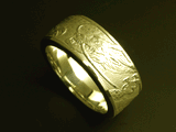 Saito - Rise Dragon - L Silver Ring (18Kt Gold)